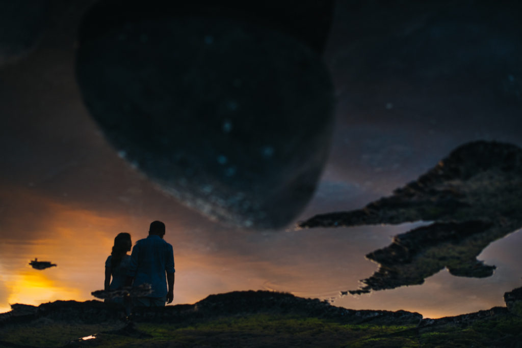 Couple at Bali beach